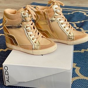 Aldo heeled sneakers